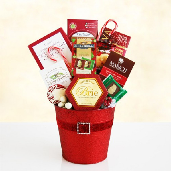 Santa Holiday Tin Belt