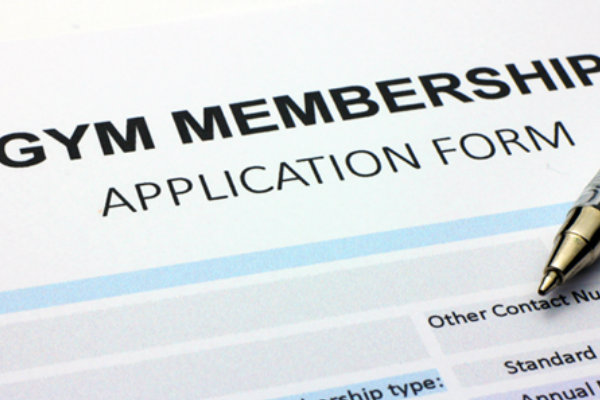 membresía en el gimnasio