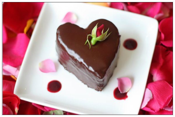 Pastel de San Valentín