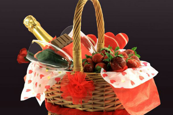 Sorpréndelos con una cesta