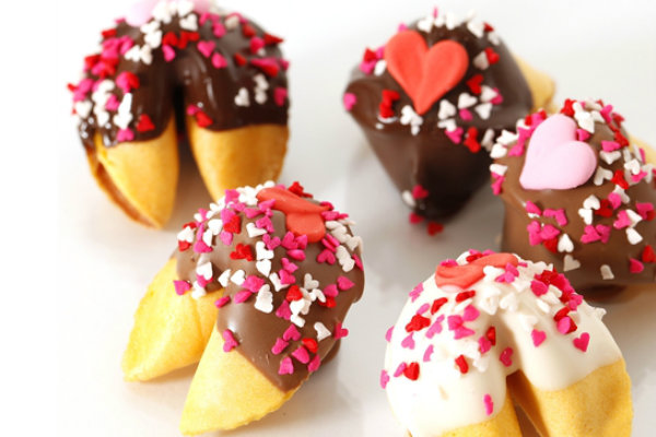 Galletas de la fortuna de San Valentín