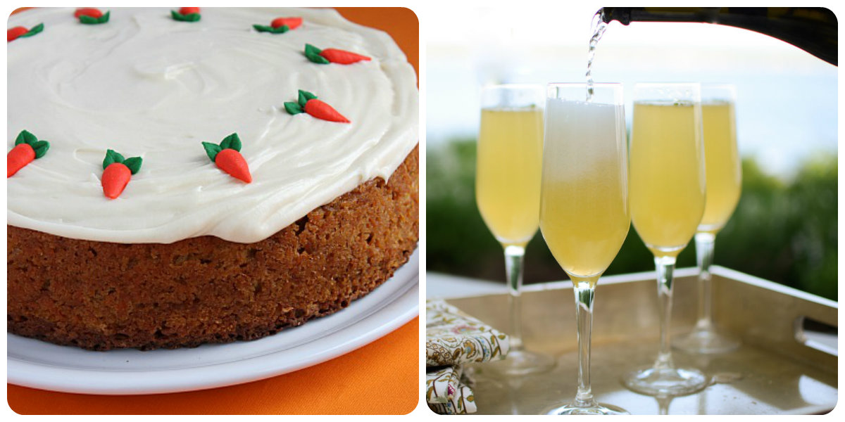 Pastel de zanahoria y sidra de hielo