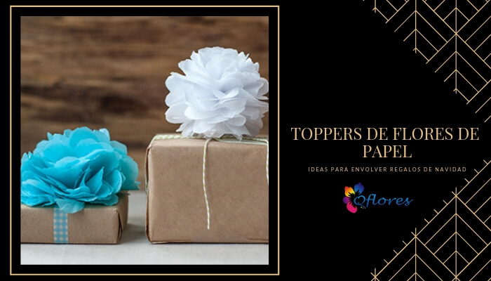 Toppers de Flores de Papel