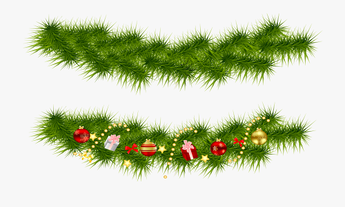 Guirnalda de arboles de navidad