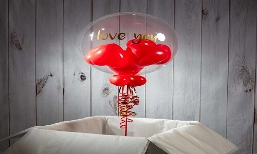 heart bubble balloons