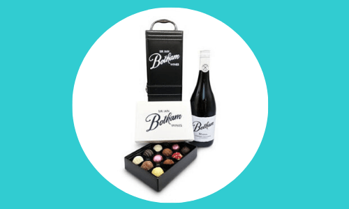 wine & dark chocolate