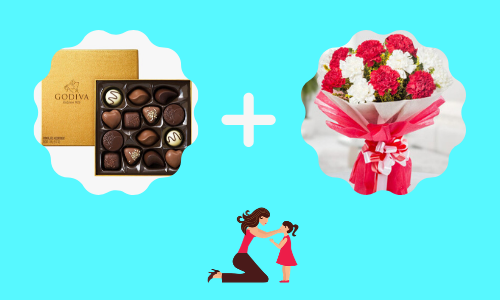 chocolate with flowers