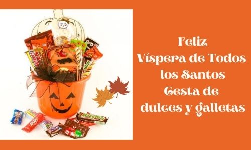 happy halloween gift basket