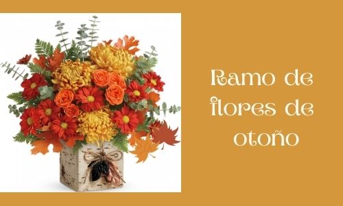 autumn flower bouquet