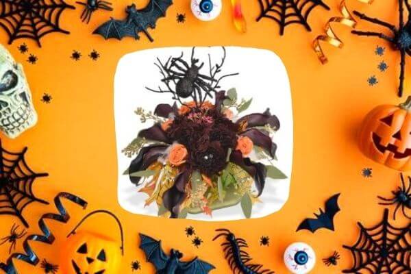 dark dahlias and creepy calla lilies