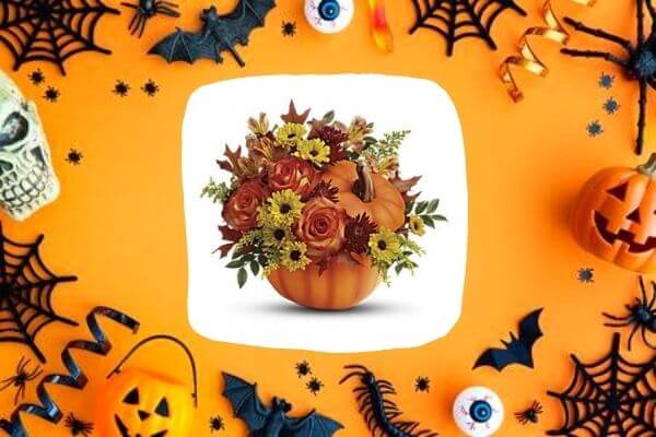 pretty pumpkin bouquet