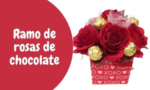 chocolate rose bouquet for girlfriend