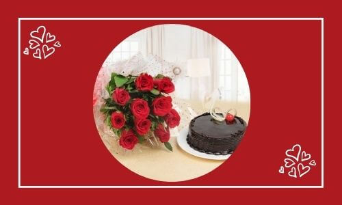 cake with beautiful flower