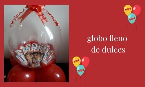 balloon filled with sweets