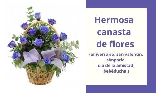 beautiful flower basket