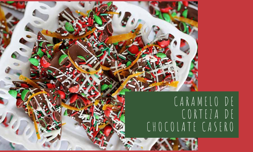 homemade chocolate bark candy