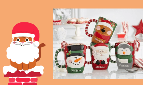 Taza de Navidad festiva