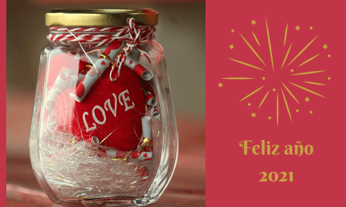 Tarro de cristal personalizado con notas