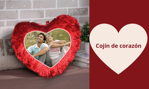 Cojín de corazón