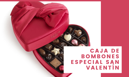 Caja de bombones especial de San Valentín
