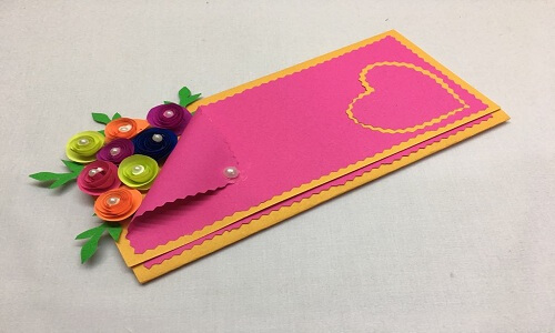 Tarjeta de felicitación hecha a mano