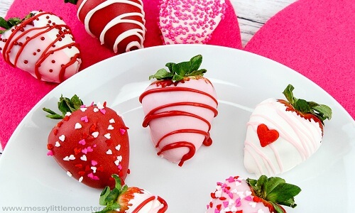 Fresa cubierta de chocolate