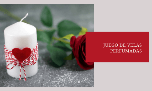 Juego de velas perfumadas