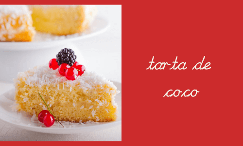 Pastel de coco
