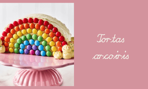 Tortas de arcoíris