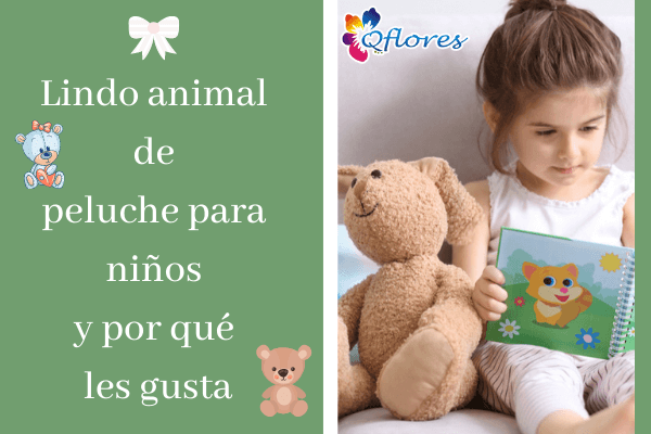 Lindo animal de peluche para niños y por qué les gusta