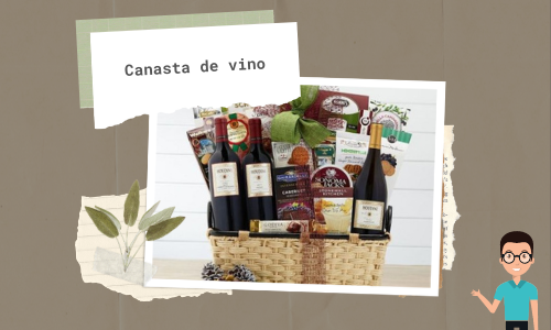 Canasta de vino