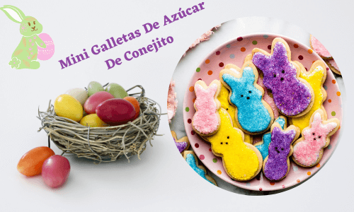 Mini galletas de az&uacute;car de conejito
