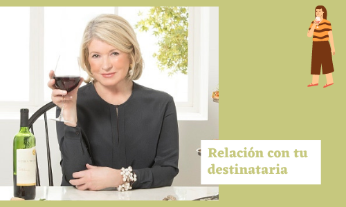 Relación con su destinatario