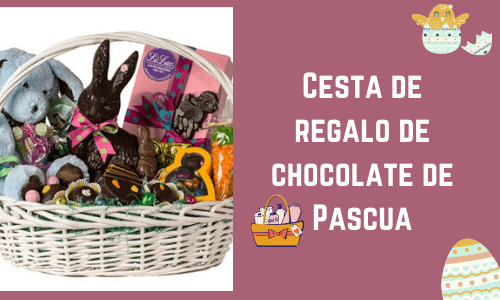 Cesta de regalo de chocolate surtido