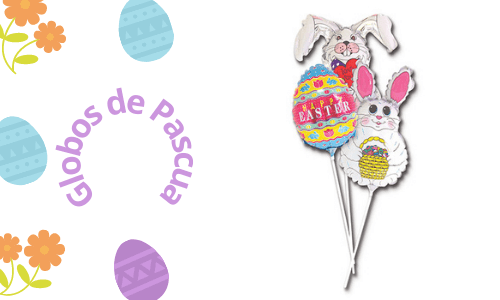Globos de huevos de Pascua