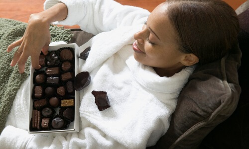 Mamá adicta al chocolate