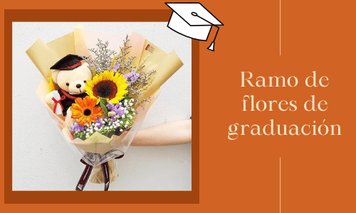 Ramo de flores de graduación