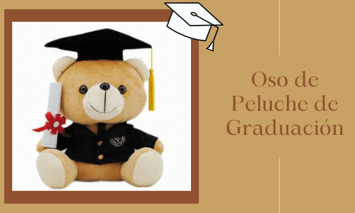 Oso de peluche de graduación
