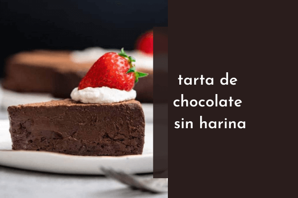 Pastel de chocolate sin harina sin gluten