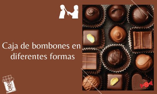 different chocolate shaped