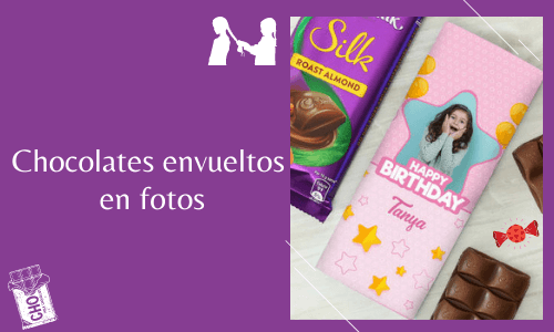 photo wrapped chocolates