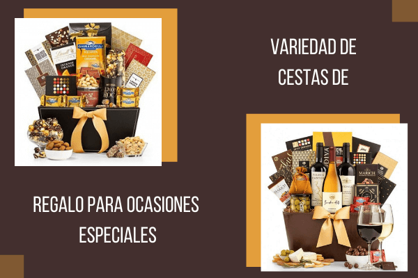 Variedad de cestas de regalo para ocasiones especiales