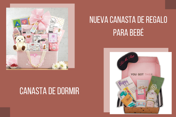 Canastas de regalo para bebés o padres nuevos