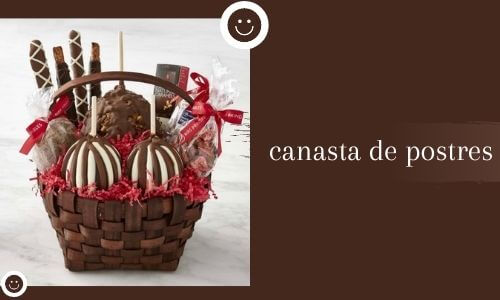 deliciosa canasta de postres