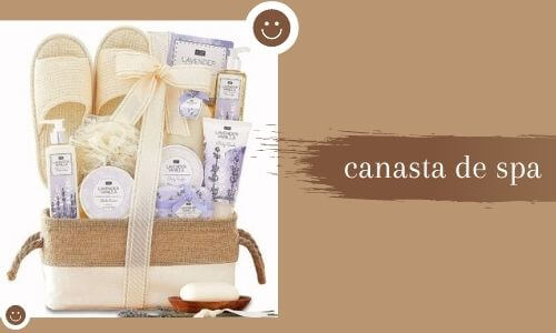 Cesta de regalo de noche de spa