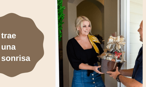 trae una sonrisa en la cara del destinatario