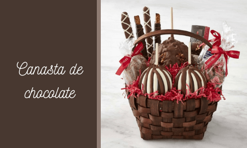 Cesta de regalo de chocolate