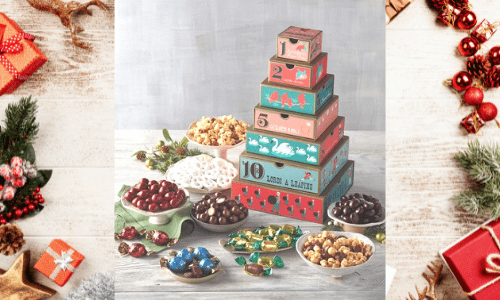 christmas gift tower