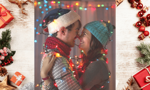 romantic date on christmas eve