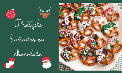 chocolate dipped pretzels